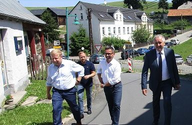 Juni 2019 Besuch von Staatsminister Schmidt im Sagenhaften Vogtland